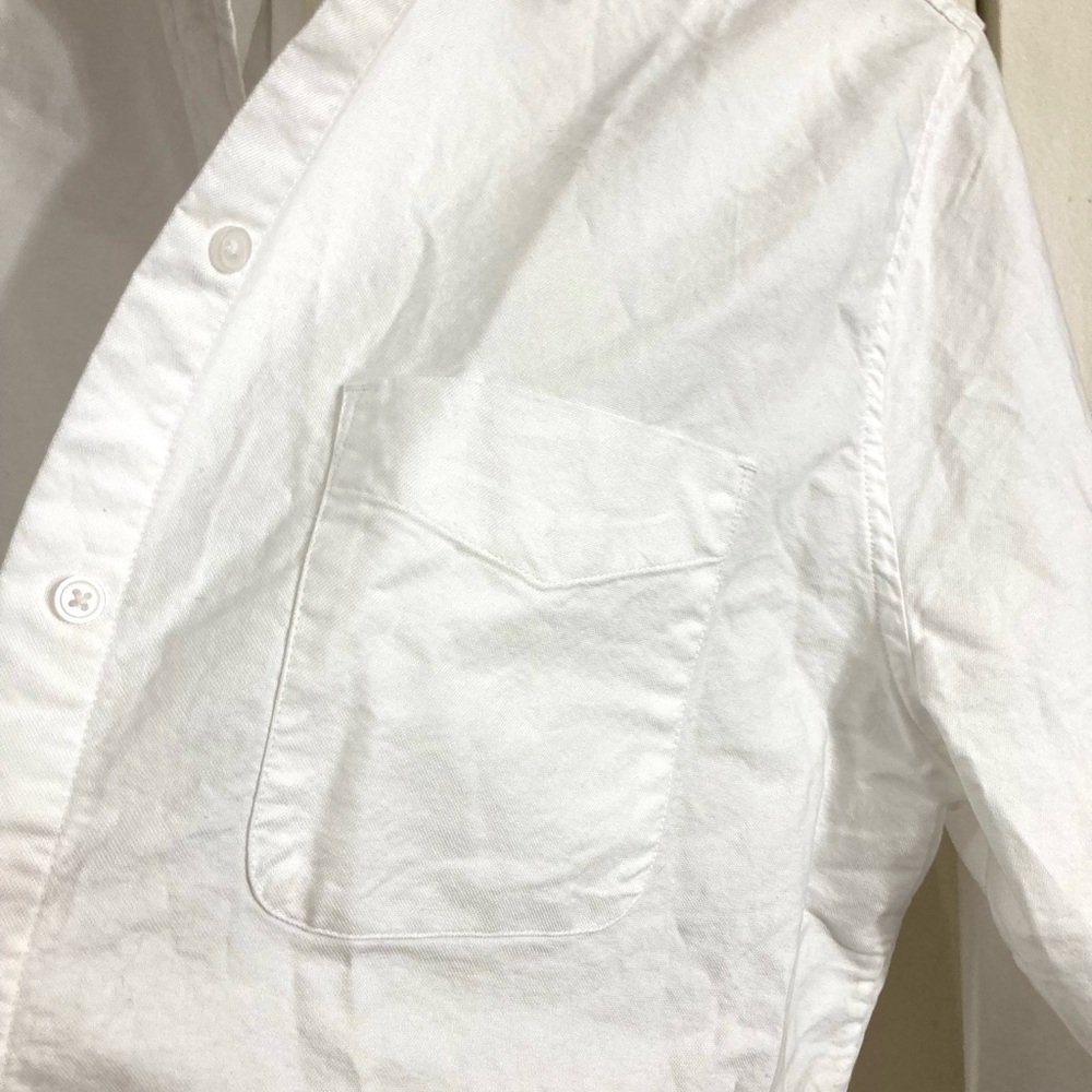 Everlane The Relaxed Oxford Shirt In White Size 12 - Picture 6 of 15